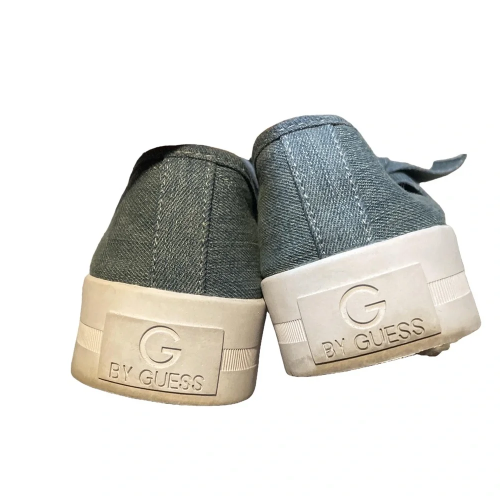 G by Guess Denim Platform Slip On Sneakers Woman’s 10